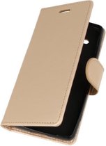 Goud Wallet Case Hoesje voor Sony Xperia XZ2 Compact