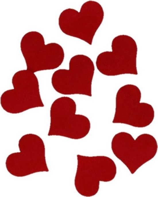wanhoop Net zo Lastig Hobby vilt 10x rode vilten harten van ongeveer 4cm - Knutsel materialen  voor o.a... | bol.com
