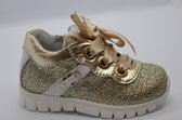 Balducci baby sneaker - goud glitter - satijnen veter - leer - maat 21