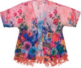 Indian Blue Jeans Kimono - flower - 152