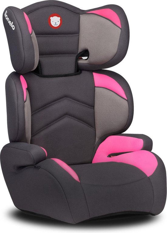 Lionelo Lars Plus - autostoel van 15 tot 36 kg - Candy Pink | bol.com