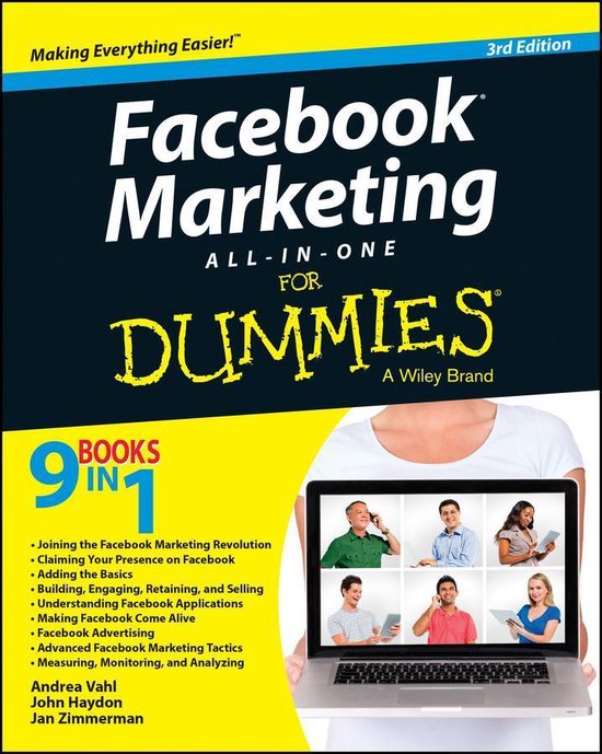 Facebook Marketing All-in-One For Dummies - cover