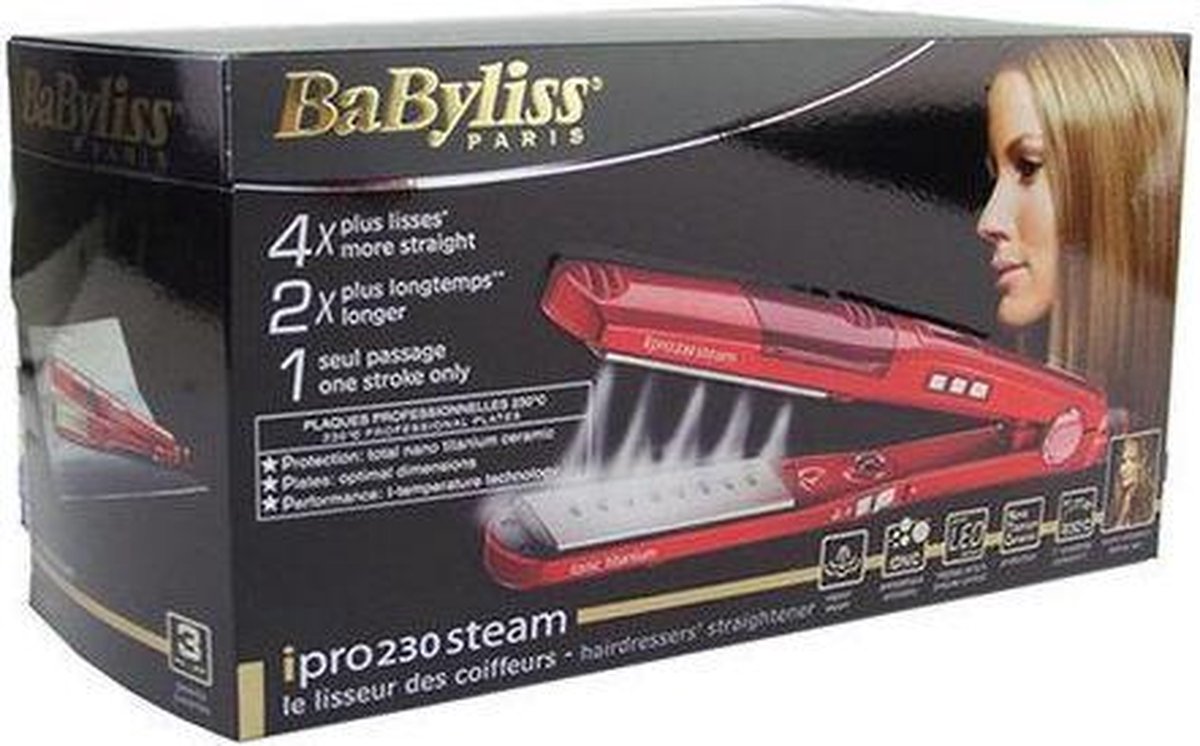 bevind zich boekje Schrijf een brief BaByliss iPro 230 Steam ST95E - Stijltang | bol.com