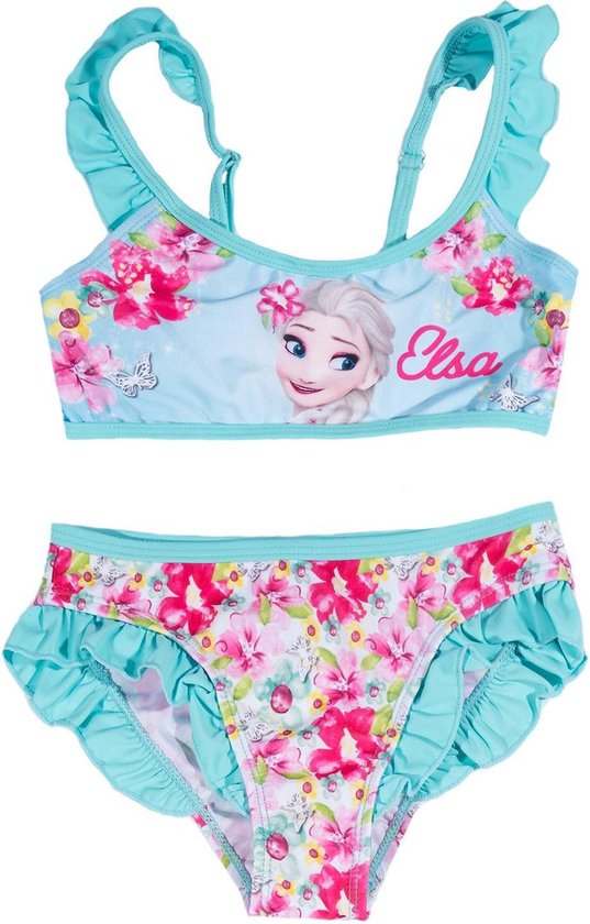 Disney Frozen Bikini Turquoise Maat 140 