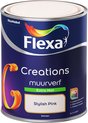 Flexa Creations - Muurverf Extra Mat - Stylish Pink - 1 liter