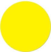 Vloerstickers cirkels set (geel)