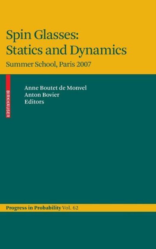 Spin Glasses Statics and Dynamics 9783764389994 Boeken