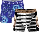 Muchachomalo No guts no glory Heren Boxershorts - 2 pack - print - Maat S