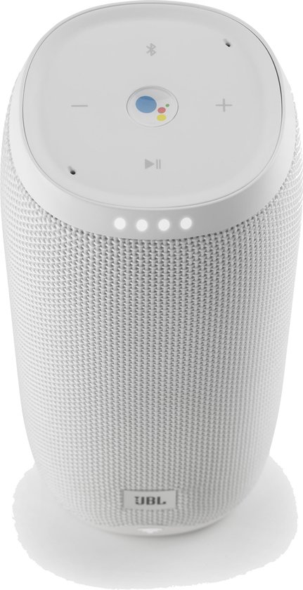 JBL Link 20 Wit - Draadloze Smart Speaker met Google Assistant - JBL