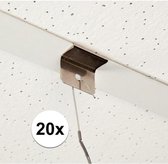 20x stuks systeem plafond ophang clip