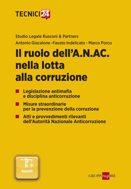 Il ruolo dell’A.N.AC. nella lotta alla corruzione - cover