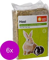 Happy Home Weidehooi - Ruwvoer - 6 x 1 kg