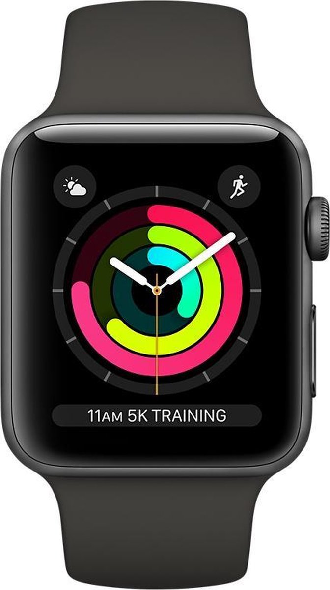 Apple Watch Series 3 - Smartwatch - 42mm - Spacegrijs | bol.com