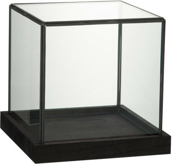 Glazen Stolp Vierkant Zwart | bol.com