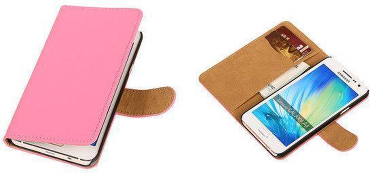 Rose Samsung Galaxy A3 Hoesjes Book/Wallet Case/Cover