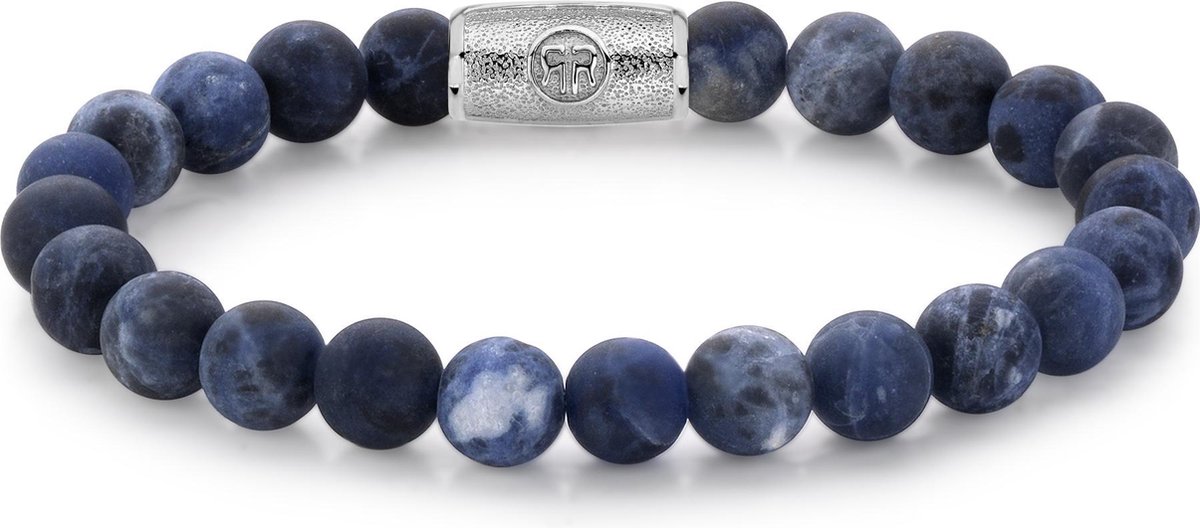 Rebel&Rose armband - Matt Midnight - 8mm