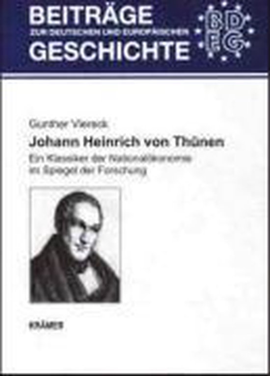 Johann Heinrich von Thünen, Gunther Viereck 9783896220806 Boeken