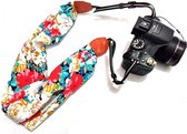 Camera strap Vintage , Zachte Trendy Soft camerariem DSLR / Nikon / Canon / Sony Camera - (Bloemen) AMDA