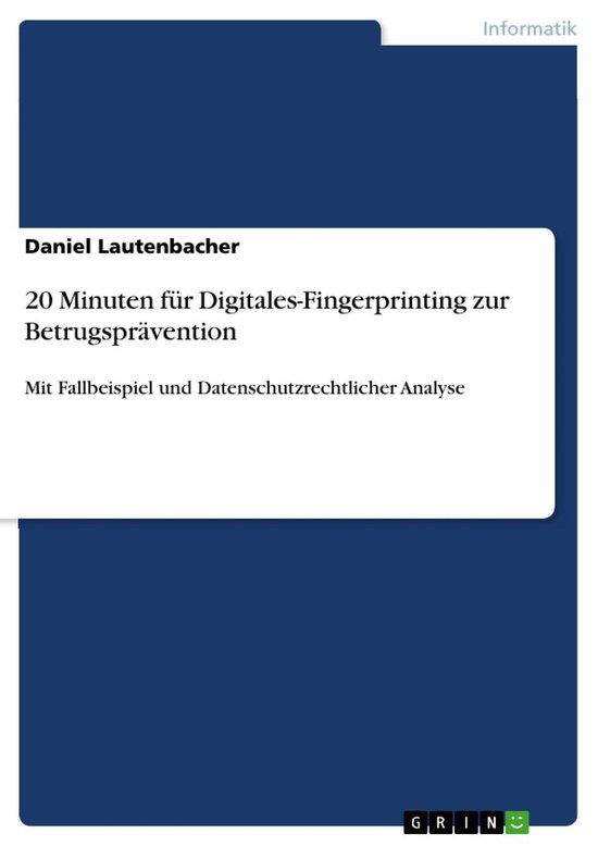 20 Minuten für Digitales-Fingerprinting zur Betrugsprävent ... - cover