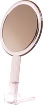 Gérard Brinard handspiegel acryl spiegel transparant - 7x vergroting - Ø13cm - make up spiegel