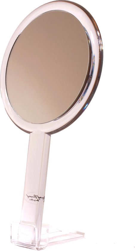 Miroir à main Gérard Brinard miroir acrylique transparent - grossissement  7x - Ø13cm -... | bol.com