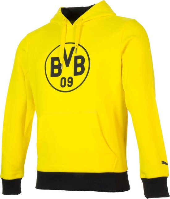 water kam Mus Puma Borussia Dortmund Badge Hoody Heren Sporttrui - Maat XL - Mannen -  geel/zwart | bol.com