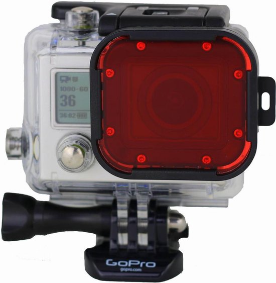 Polar Pro Aqua Red filter voor GoPro Hero 3 bol