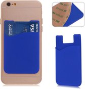 Blauwe kaarthouder - voor zowel Apple iPhone als Android Samsung