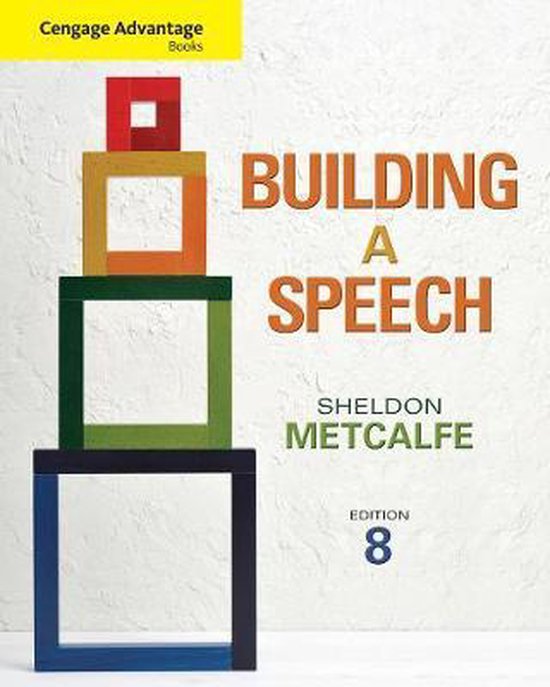 Cengage Advantage Books: Building A Speech - cover