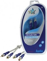 HQ 2x RCA(m)/2x RCA(f), 5m