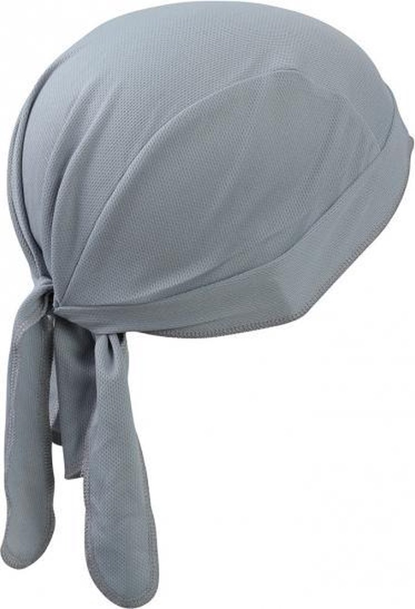 Sport bandana volwassen zilver