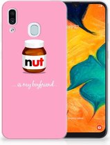 Geschikt voor Samsung Galaxy A20 | A30 Uniek TPU Hoesje Nut Boyfriend