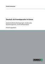 Deutsch als Fremdsprache in Korea