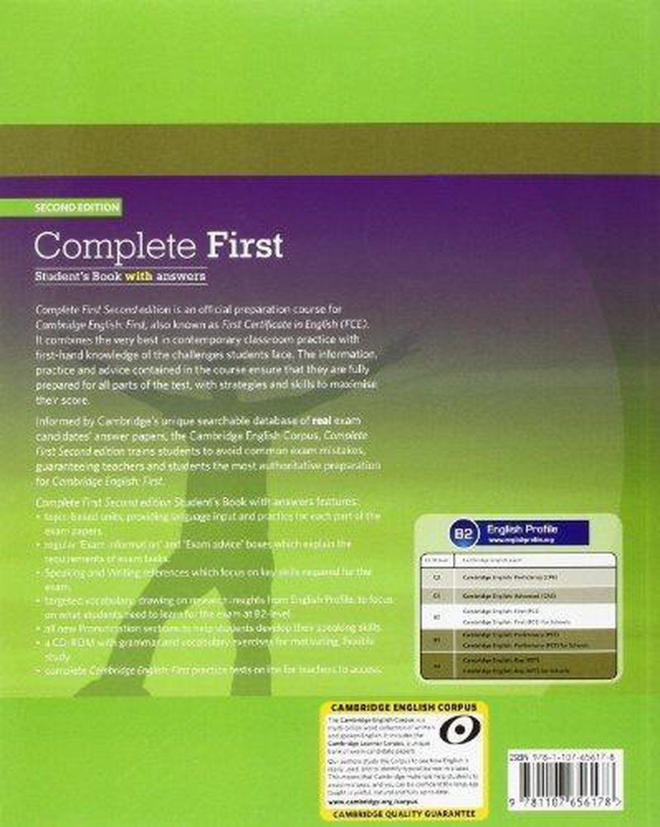 Complete First Second Edition Students Book With Answers