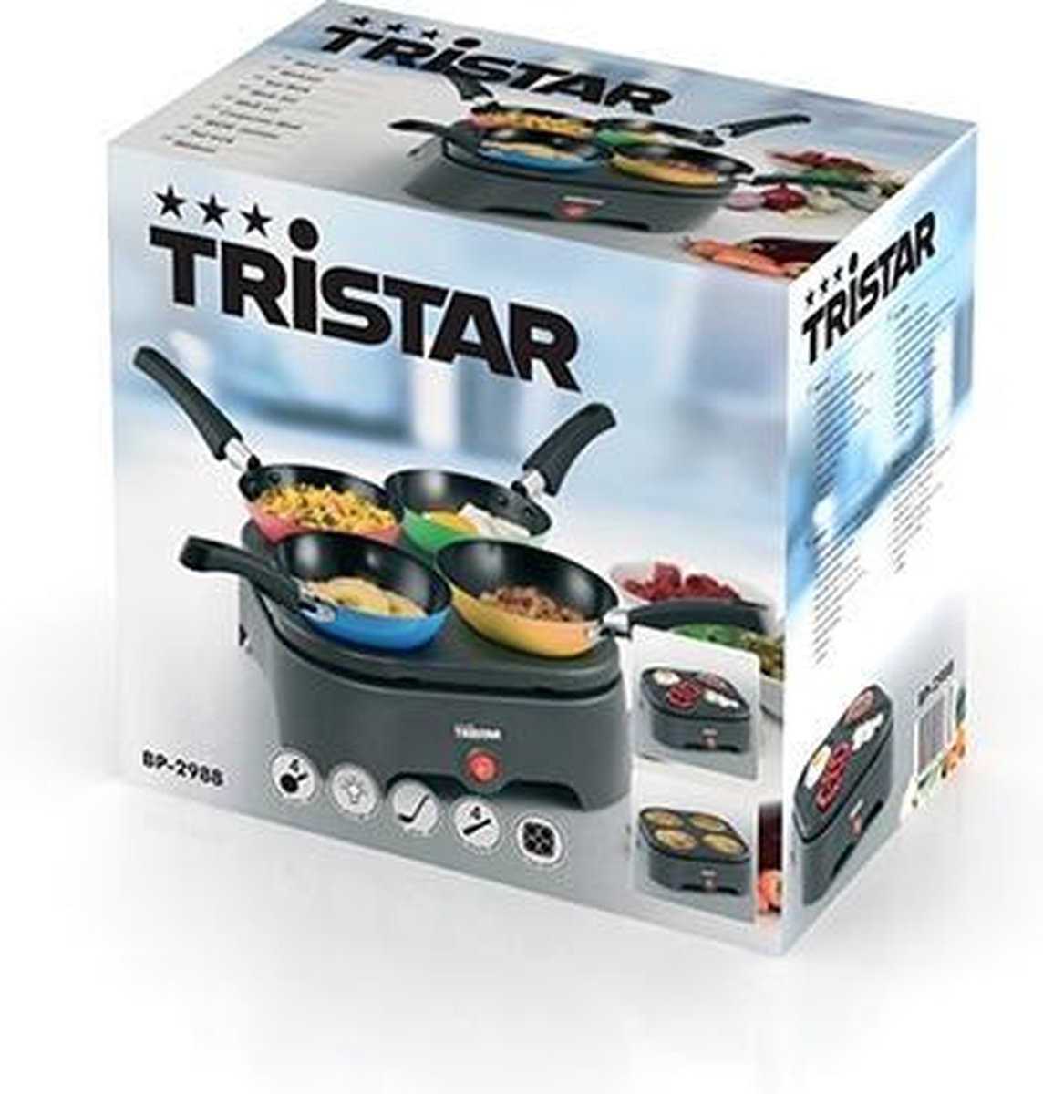 Tristar BP2988 Wok Set (4 Pannen) | bol.com
