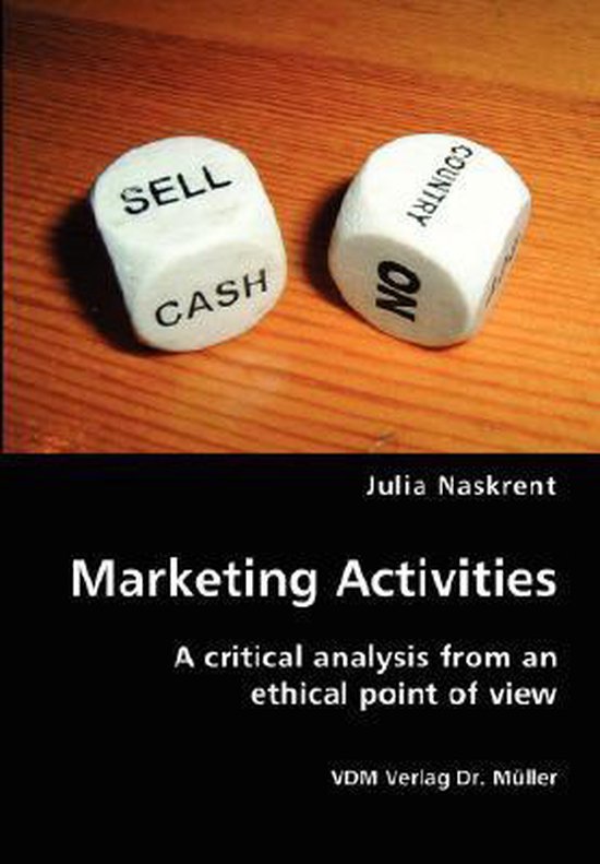 Marketing Activities- A critical analysis from an ethical po ... - cover
