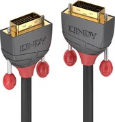 DVI-kabel LINDY 36228 Zwart