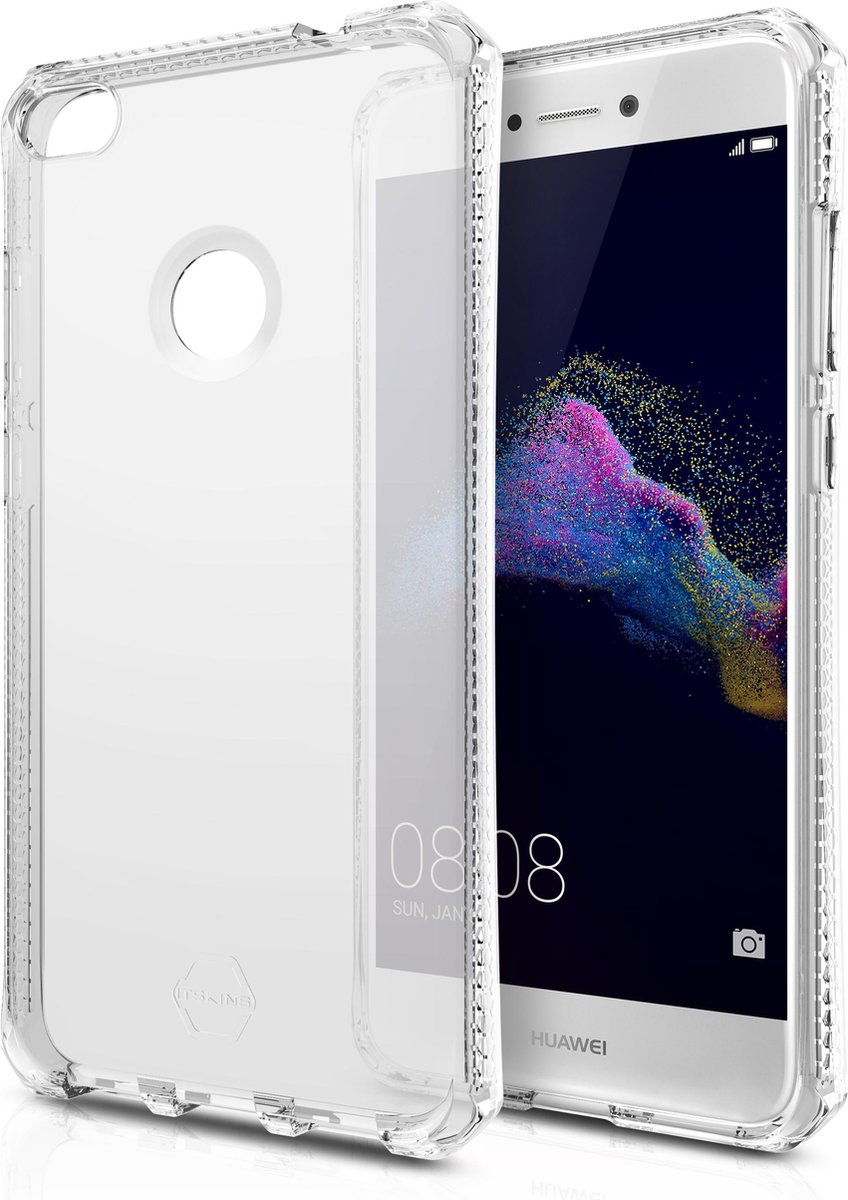 Itskins, Hoesje geschikt voor Huawei P8 Lite 2017 - Spectrum Series Semi-hardcase, Transparant