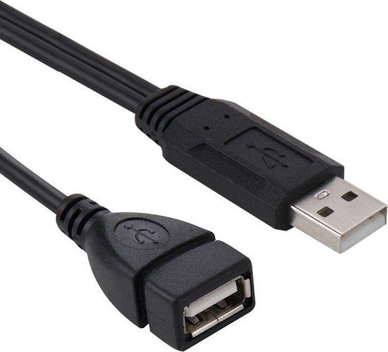 Verdienen Vermindering ruw Let op type!! USB 2.0 Male naar 2 Dual USB Female Jack Adapter Kabel voor  Computer /... | bol.com
