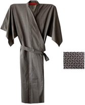 TA-HWA - Japanse Kimono - Heren Yukata -  Zwart - Fundo - One Size