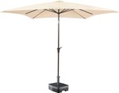 Kopu® vierkante parasol Altea 230x230 cm - Naturel