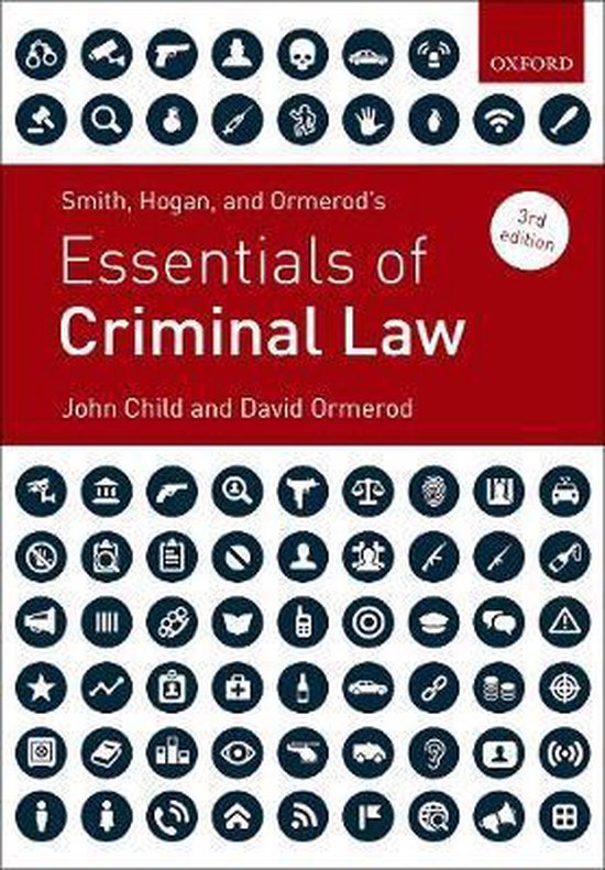 Smith, Hogan, & Ormerod's Essentials of Criminal Law - cover