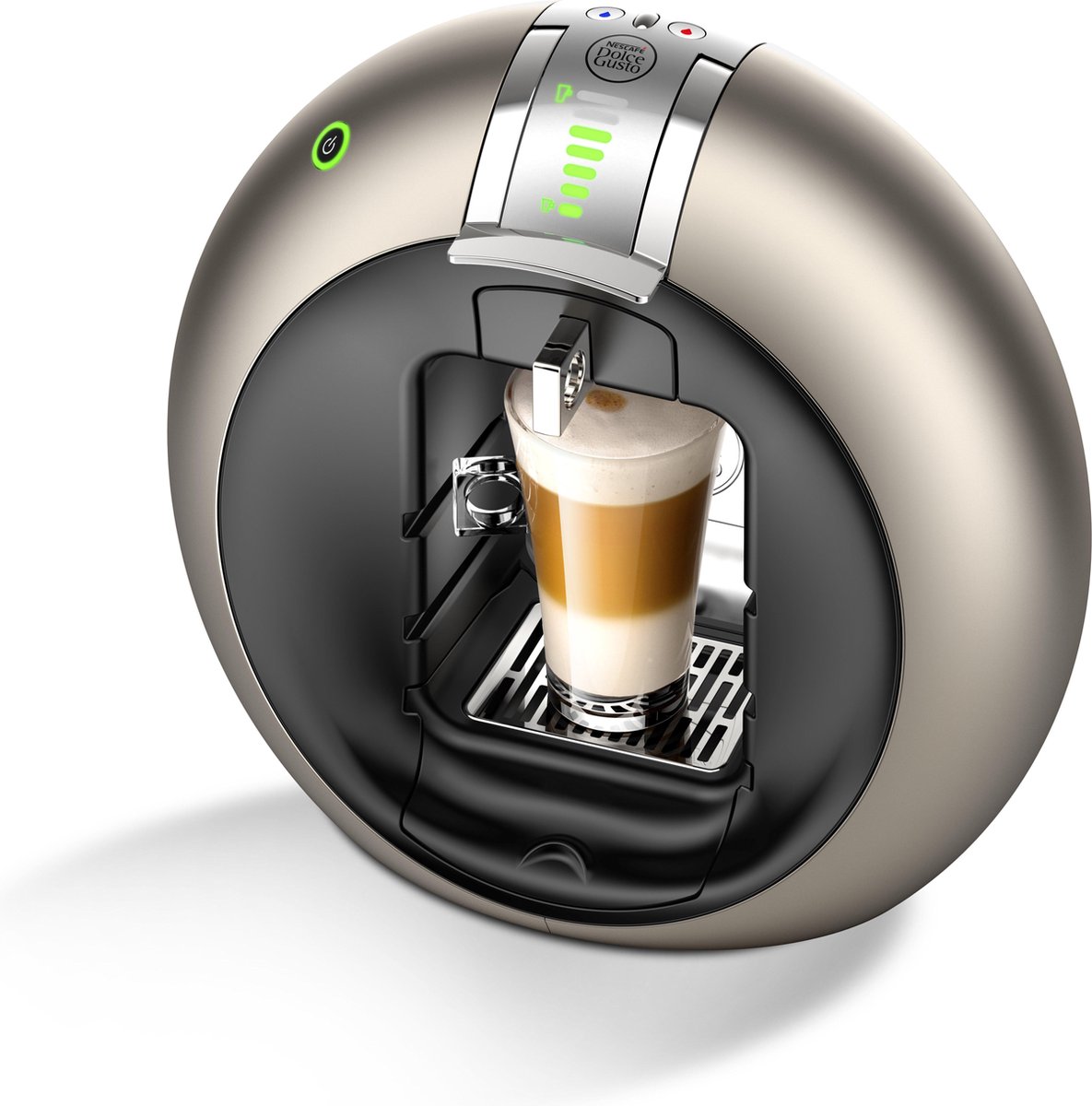 kopen kook een maaltijd Pelagisch NESCAFÉ Dolce Gusto Circolo Automatische Koffie Machine Titanium door Krups  | bol.com