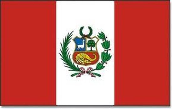 bol.com | Vlag Peru 90 x 150 cm feestartikelen - Peru landen thema  supporter/fan decoratie artikelen
