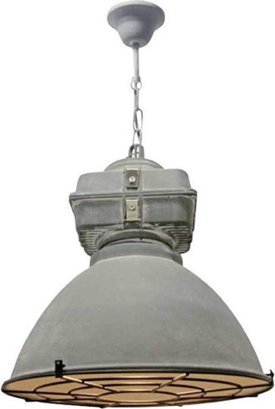 diep Verfijning artillerie BRILLIANT lamp Anouk hanglamp 40cm raster grijs beton | 1x A60, E27, 60W,  geschikt... | bol.com