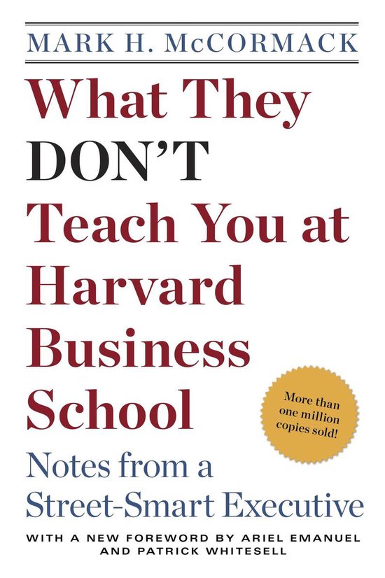 What They Don't Teach You at Harvard Business School - cover