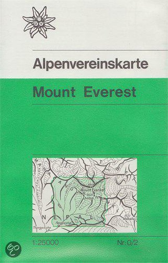 DAV Alpenvereinskarte 0/2 Mount Everest 1 : 25 000 - cover