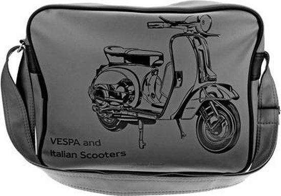 Italian Scooters Vespa sac à bandoulière gris | bol