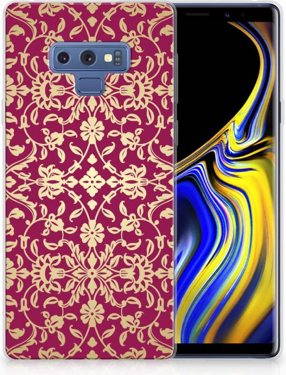 Siliconen Hoesje Samsung Galaxy Note 9 Barok Pink