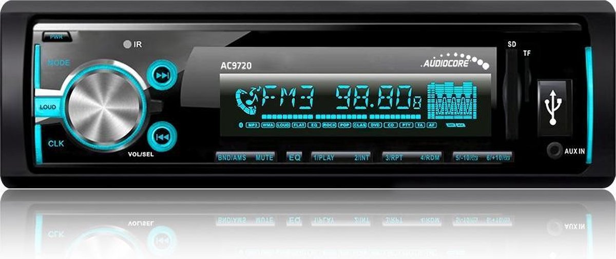 Autoradio Audiocore AC9720 B MP3/WMA/USB/RDS/SD